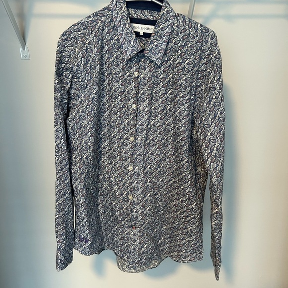 John Lennon Men's Multicolor Paisley Shirt - Picture 3 of 5